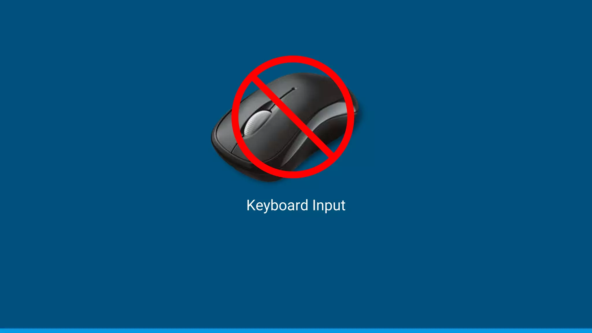 Keyboard Input
 