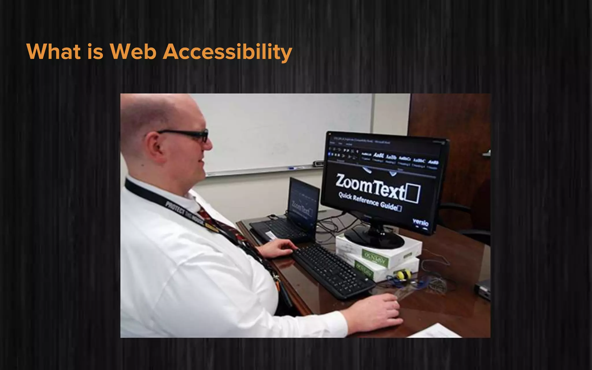 What is Web Accessibility
 