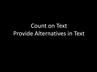 The Only One That MattersPeople First