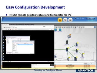 Easy Configuration Development
 HTML5 remote desktop feature and file transfer for IPC
 