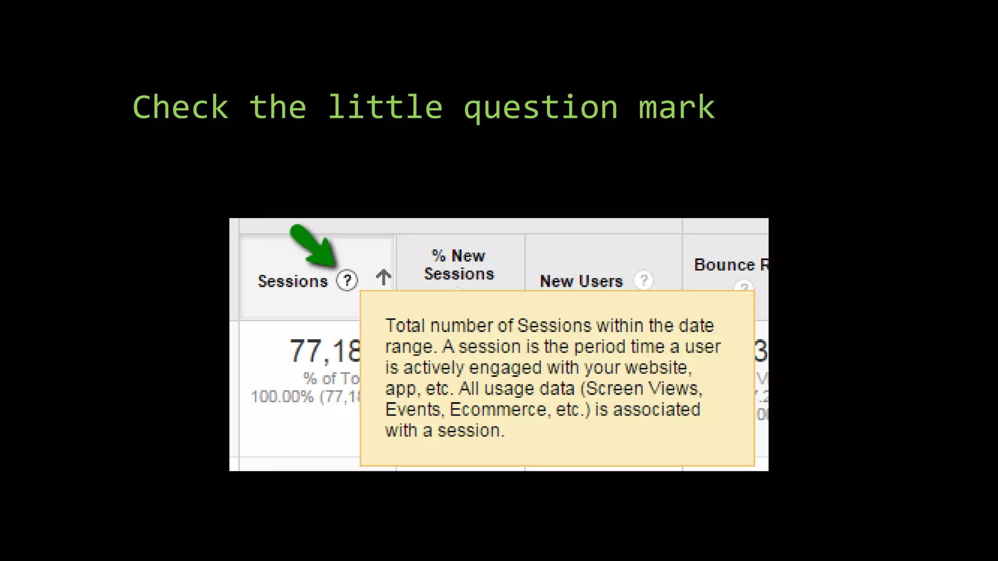 Check the little question mark
 