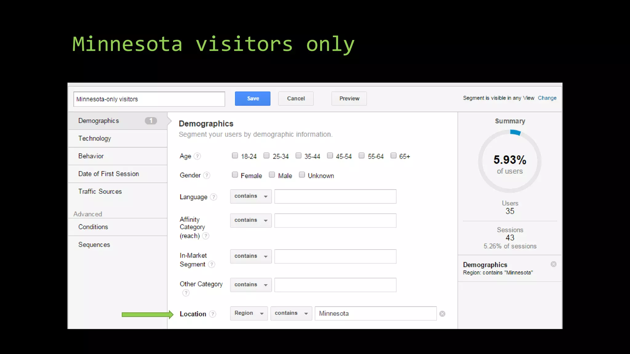 Minnesota visitors only
 