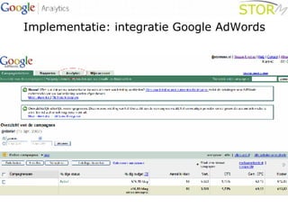 Implementatie: integratie Google AdWords 