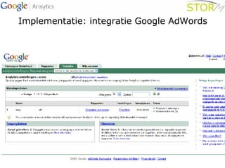 Implementatie: integratie Google AdWords 