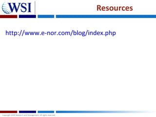 Resources

http://www.e-nor.com/blog/index.php
 