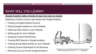 Web Analytics : A Detailed Study | PPTX