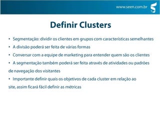   Tentar iniciar o trabalho completoPlanejamento Web Analytics   Atingir os objetivos estratégicos estipulados