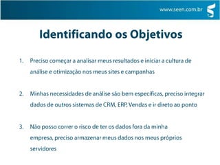   Quem são os responsáveis por cada informação?