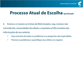   Analisar o tipo de negócio on-line.