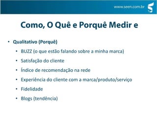 Como, O Quêe Porquê Medir e