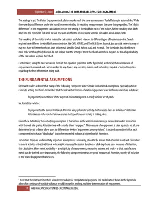 Measuring The Immeasurable - Visitor Engagement