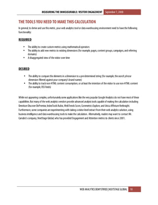 Measuring The Immeasurable - Visitor Engagement