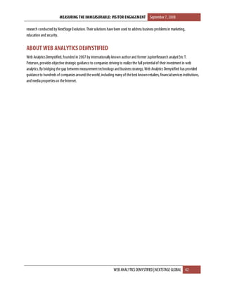 Measuring The Immeasurable - Visitor Engagement