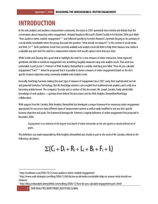 Measuring The Immeasurable - Visitor Engagement