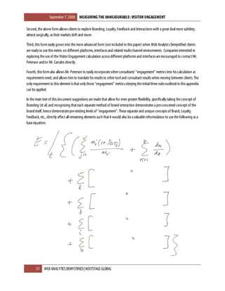 Measuring The Immeasurable - Visitor Engagement