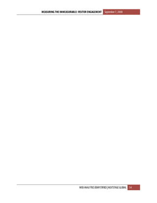 Measuring The Immeasurable - Visitor Engagement