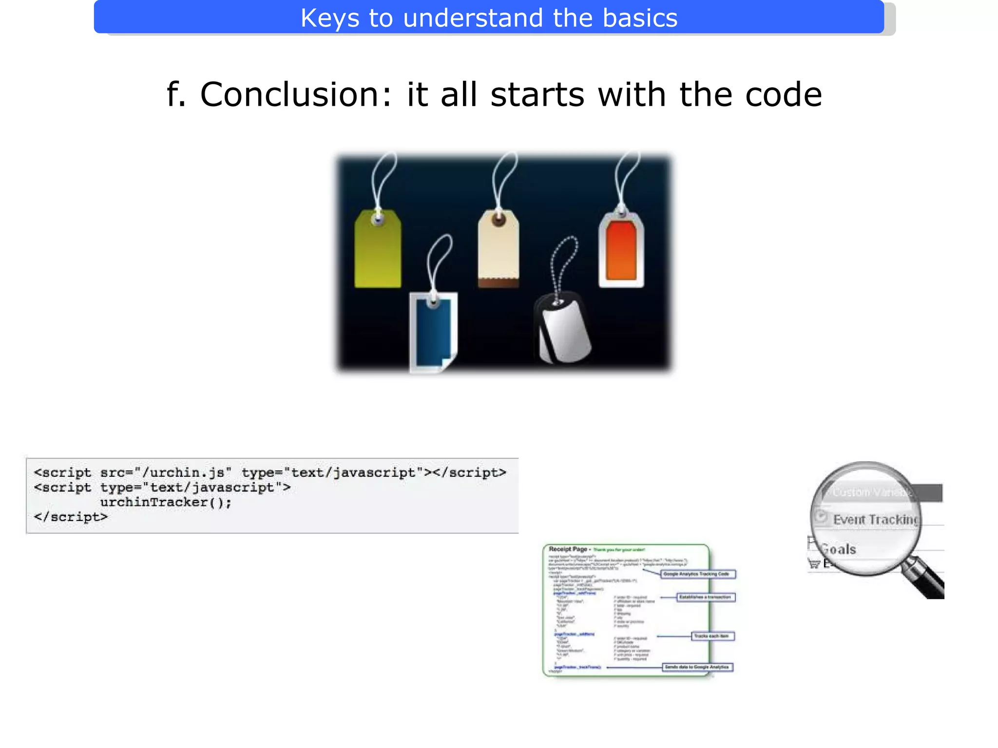 f. Conclusion: it all starts with the code   