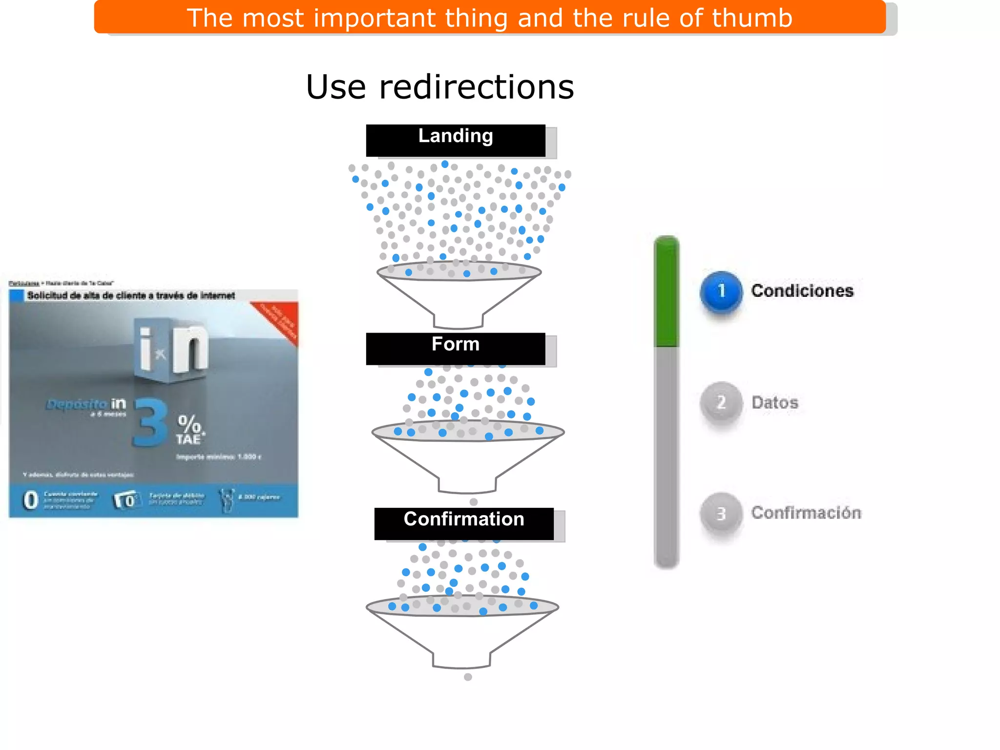Use redirections   Form Confirmation Landing 