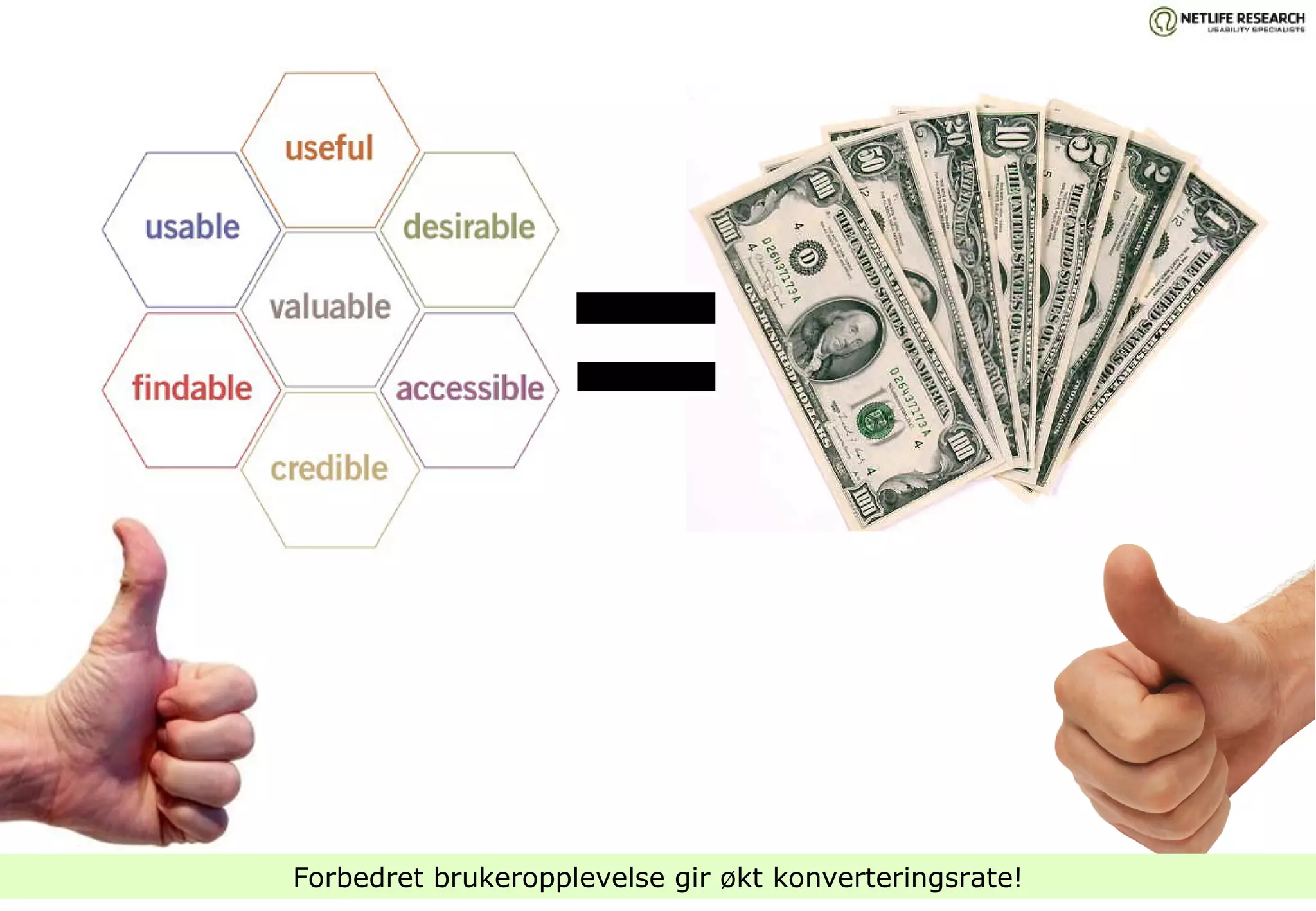 Forbedret brukeropplevelse gir økt konverteringsrate! 