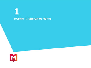 eStat: L’Univers Web
1
 