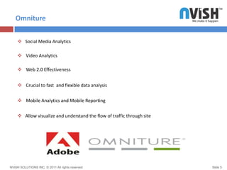 OmnitureSocial Media Analytics 