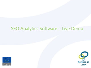 SEO Analytics Software – Live Demo
 