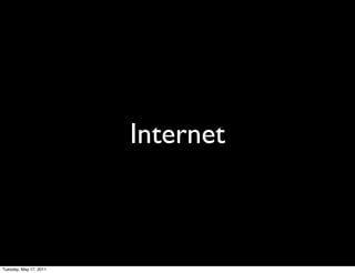 Internet



Tuesday, May 17, 2011
 