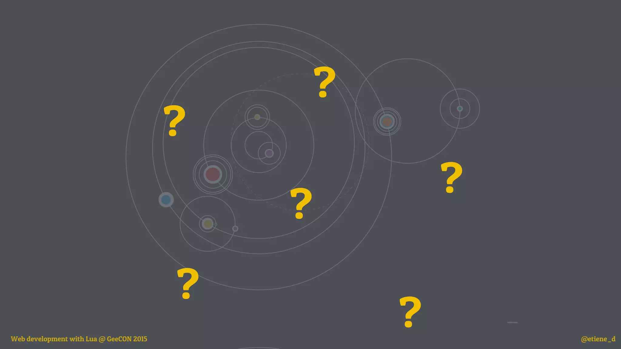 ?
?
?
?
?
?Web development with Lua @ GeeCON 2015 @etiene_d
 