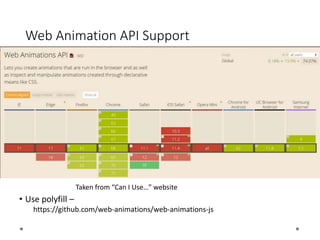 Web animation on steroids web animation api | PPT