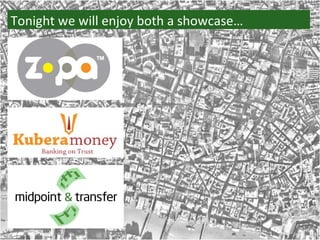 Tonight we will enjoy both a showcase… 