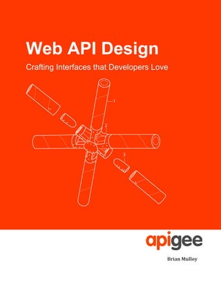 Web API Design
Crafting Interfaces that Developers Love




                                       Brian Mulloy
 