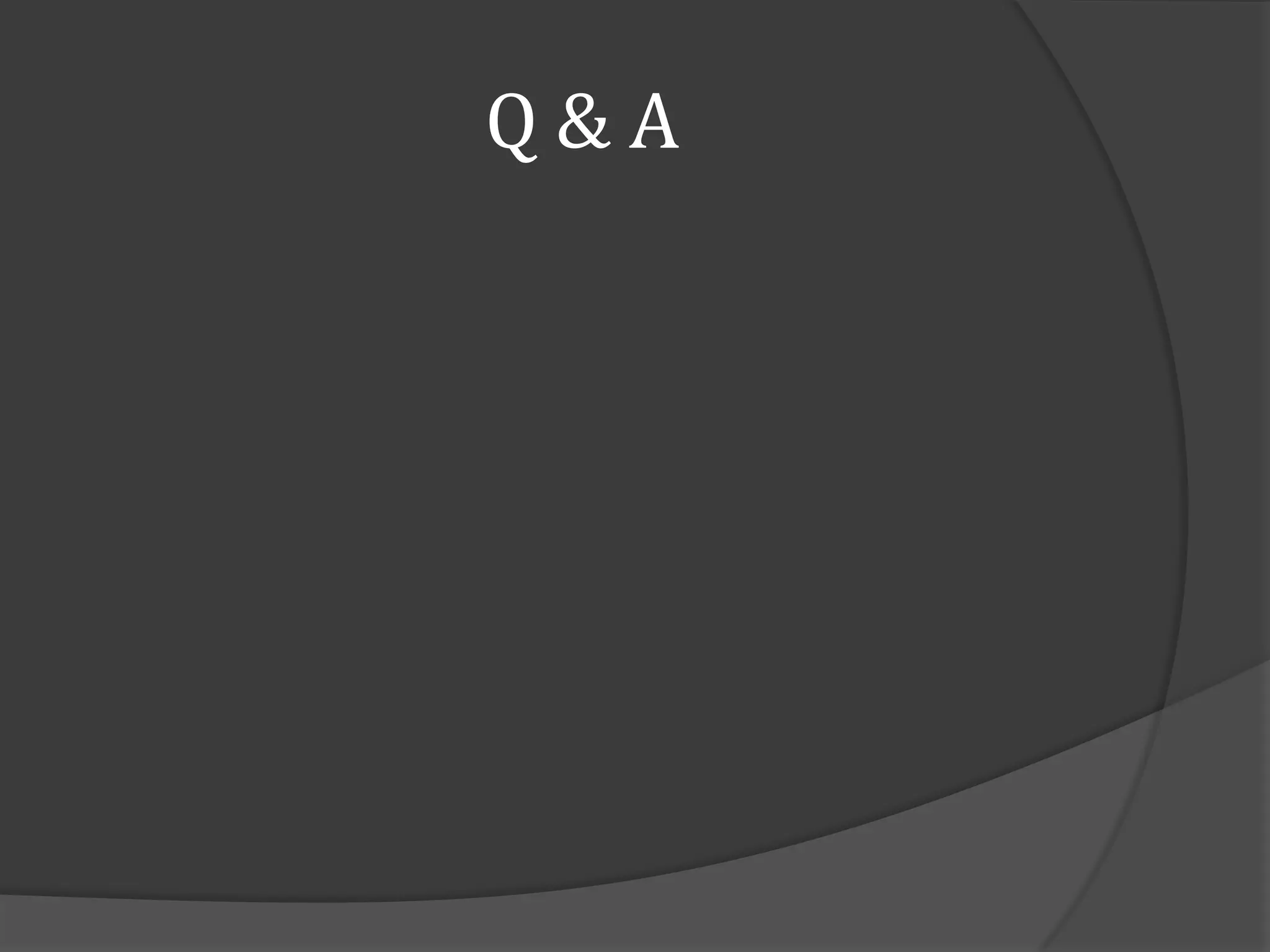 Q&A
 