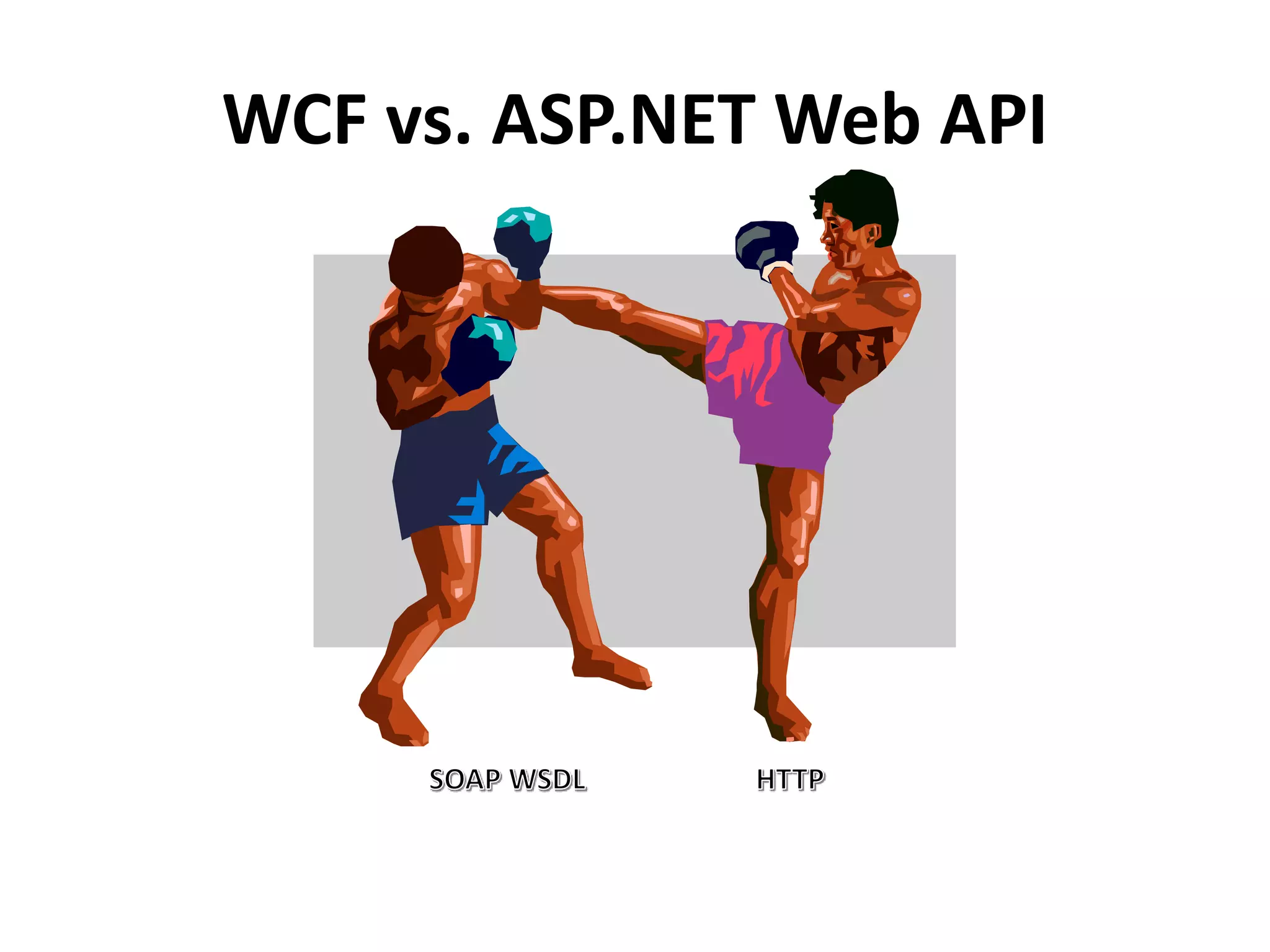 WCF vs. ASP.NET Web API
 