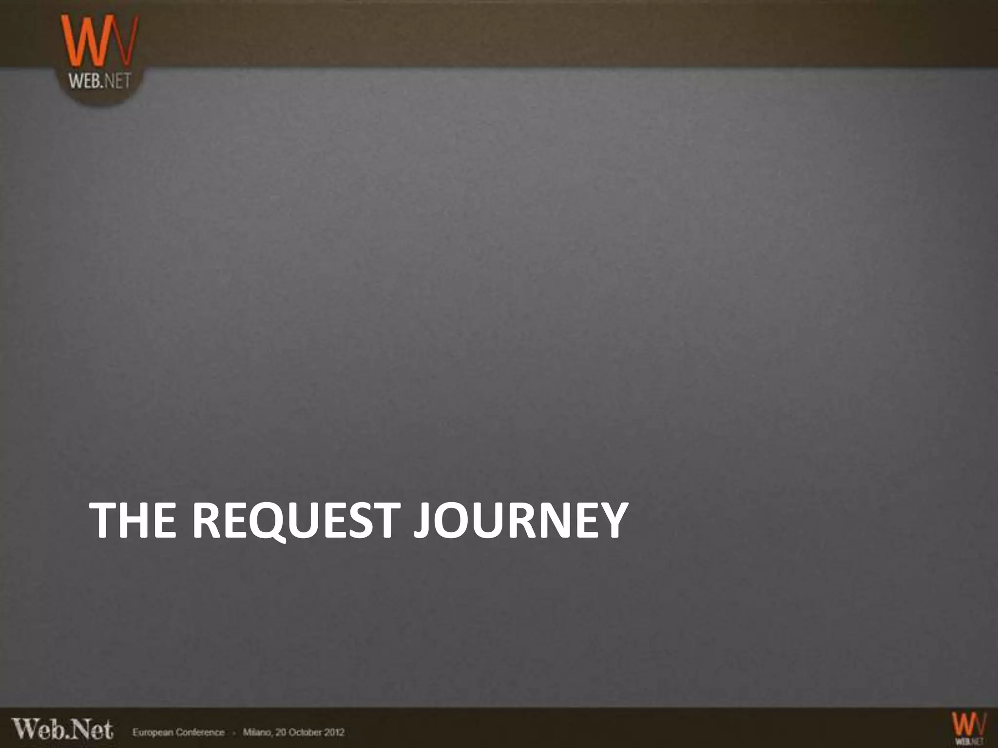 THE REQUEST JOURNEY
 
