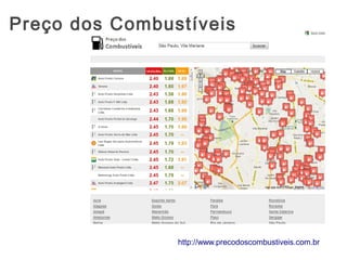 Preço dos Combustíveis 
http://www.precodoscombustiveis.com.br 
 