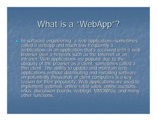 Web App Audit Ppt