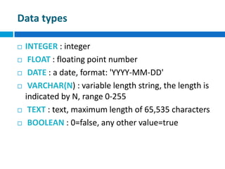 Web app development_my_sql_08 | PPT