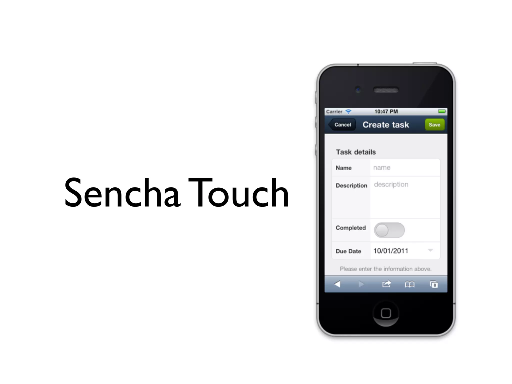 Sencha Touch
 
