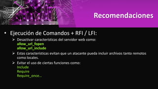 Lfi Rce Execute Code Web App Hacking and Penetration Testing - (RFI - LFI & RCE) | PDF