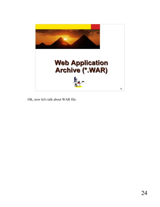 Web Server Application Server Operating System War File Web Application Architecture | PDF