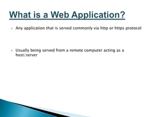 Web application attacks | PPTX