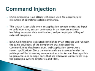 Web application attacks | PPTX