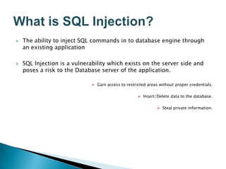 Web application attacks | PPT