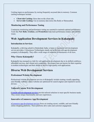 Web Application Development | Comprehensive Guide | PDF | Web ...