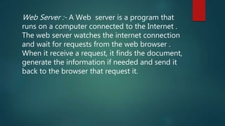 Web application development ( basics ) | PPTX | Web Design and HTML ...