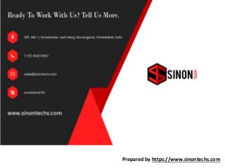 Prepared by https://www.sinontechs.com