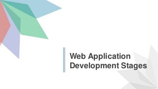Web Application
Development Stages
 
