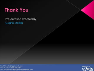 Presentation Created By
Cygnis Media

 