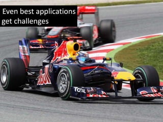 Even best applications
get challenges

 