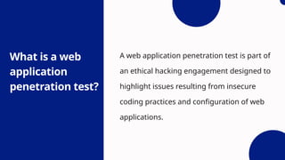 Web Application Penetration Testing Challenges: An In-depth Guide | PPT